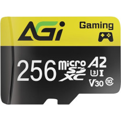 AGI TF138 256GB Micro SDXC Card с адаптером SD Class 10 / UHS 3