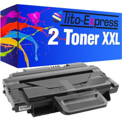 Tito-Express PlatinumSerie 2X Toner-Patrone XXL Schwarz für Samsung MLT-D2092L SCX-4828 FN 5.000 Seiten XL-Inhalt