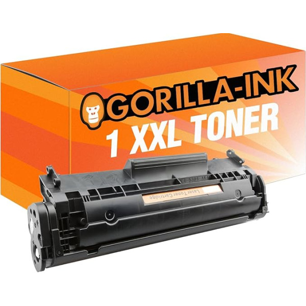 Gorilla-Ink 1x Laser-Toner XXL Black kompatibel mit HP CB435A Laserjet P 1005 P 1006 P 1007 P 1008