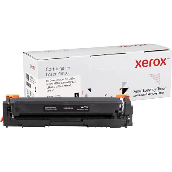 Xerox lāzera toneris ikdienas 006R04176 melnā krāsā, kas paredzēts HP Color LaserJet Pro MFP M280 M281 MFP MF641 MF643 MF645M280 M254 M281 Canon CRG-054B LBP621 LBP623