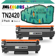 JMLCOLORS Suderinama su TN2420 TN-2420, skirta Brother MFC L2710DW TN2410 TN 2410, skirta L2710DW MFC-L2710DN HL-L2350DW DCP-L2530DW HL-L2375DW MFC-L2750DW HL-L2310DW D MFC-L2310DW 2310DW 2730DW HL-L2370DN