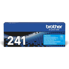 Überschrift: Brother Original Tonerkassette TN-241C cyan (für Brother HL-3140CW, HL-3170CDW, HL-3150CDW, DCP-9020CDW, MFC-9140CDN, MFC-9330CDW, MFC-9340CDW), Standard