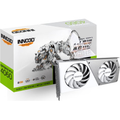 Grafiskā karte geforce rtx 4060 twin x2 oc white