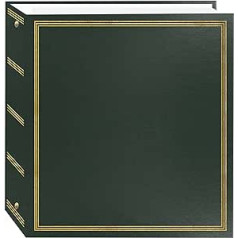 Pioneer Photo Albums TR-100/HG TR-100 Fotoalbum, magnetisch, 3 Ringe, 100 Seiten, Hunter Green