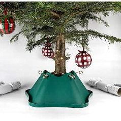 Bosmere 6-inch Plastic Christmas Tree Stand with 4.75-inch Trunk - Green