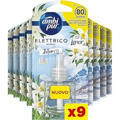 Ambi Pur Home Fragrance 9 Refills for Diffuser Dolomites Fragrance Odour Eliminator Up to 80 Days Fragrance