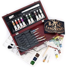 Royal and Langnickel Watercolour Wooden Box Set