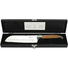 Laguiole Style de Vie Luxury Line olīvkoka Santoku nazis