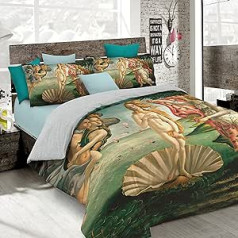 Italian Bed Linen Dreams of the Author Sogni d'autore Double Duvet Cover, 100% Cotton, Multicolour SD56, DOPPEL