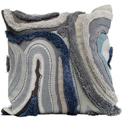 Kare Design Cushion Lava Grey, aksesuārs, ar rāvējslēdzēju, Boho Style, 45 x 45 cm, 1 iepakojumā