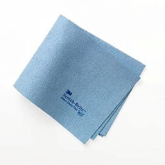 3M Scotch-Brite DUETTBU Scotch-Brite cleaning cloth, microfiber, Micro Duett, blue (pack of 5)