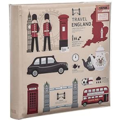 Arpan London Icons Design Travel Slip Case Memo Photo Album 6x4 for 200 photos