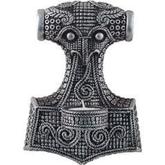 Vācu Thor's Hammer sienas sveces turētājs sudraba krāsā