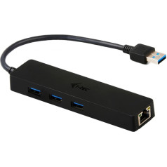 Usb 3.0 slim hub 3 porti + gigabit ethernet 10/100/1000