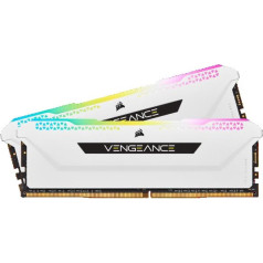 Память ddr4 vengeance rgb pro sl 16gb/3600 (2*8gb) белый cl18