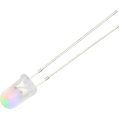 6191# LED 3mm rgb lēnais izmērs 3 krāsas