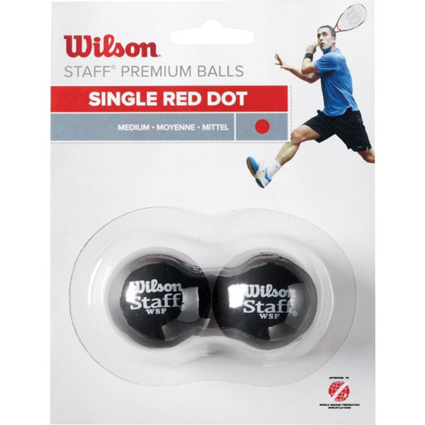 Staff Squash Red Dot bumbiņa WRT617700 / Viens izmērs