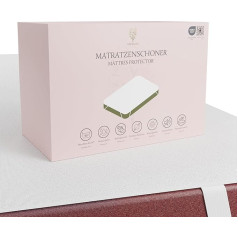 Strauss Home® matrača pārvalks Oeko-Tex sertificēts ūdensnecaurlaidīgs matrača pārvalks elpojošs inkontinences spilventiņš, mazgājams, aizsargā no mitruma (200 x 200 cm)