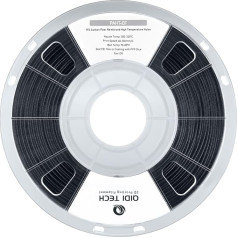 QIDI TECH PAHT-CF oglekļa šķiedras augstas temperatūras neilona pavediens 1,75 mm, 1 kg spole, 3D drukāšanas pavediens, augsta izturība, augsta precizitāte, melns