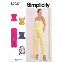 SIMPLICITY siuvimo modelis SS9927K5 Ladies K5 (10-12-14-16-18-16-10-12-16) Siuvimas