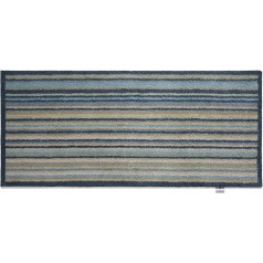 HUG RUG Mazgājams netīrumu ķērājs paklājs Virtuves priekšnams Durvis Ražots Apvienotajā Karalistē Stripe 84 Runner 65 x 150cm