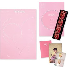 BTS - [Dvēseles karte : Persona] (Versija 01) Fotogrāmata + CD + Mini grāmata + Fotokarte + Pastkarte + Fotofilma + 1 kabatas rokas spogulis + 5 papildu fotogrāfijas