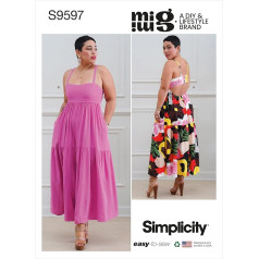 Simplicity SS9597H5 Moteriška suknelė H5 (34-36-38-40)