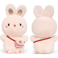 MUZIRI KINOKOO Beautiful Cherry Rabbit plīša spilvens Cute Doll Meitenes Gulta Miega spilvens Doll Dāvana bērniem Pink Rabbit spilvens spilvens spilvens (30cm)