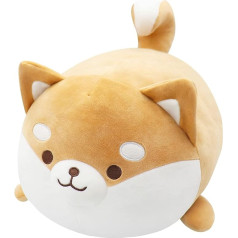 Shiba Inu plīša pildīta rotaļlieta spilvens Shiba Inu plīša spilvens Cuddly spilvens Cute Stuffed Soft Doll Chubby Cushion Toy Ziemassvētku dzimšanas diena Jaungada dāvana draugiem 35 cm