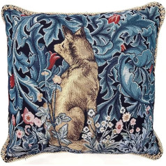 Signare William Morris Gobelēns Spilvenu pārvalks 45x45cm Lion Forest William Morris (The Fox, Spilvens ar iekšējo lapu)