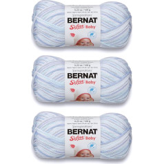 Bernat Softee Baby Blue flanel dzija 3 Pack 120g Akrils 3 DK (Light) 300m - Adījumi / Tamborēšana