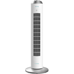 Cecotec EnergySilence 8090 Skyline digitālais torņa ventilators ar 33 collu (84 cm) vara motoru. 60 W. 3 ātrumi. 120 minūšu oscilācija ar taimeri.