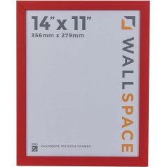 Sienas telpa 35,6 x 27,9 cm Sarkanais rāmis, moderns sarkans sarkans koka bilžu rāmis 35,6 x 27,9 cm, koka rāmis 28,9 x 35,6 cm, sarkans koka bilžu rāmis no masīvkoka ar reālu stiklu, 28,9 x 35,6 cm, sarkans rāmis