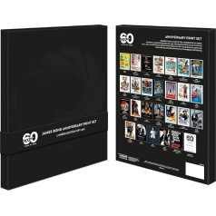 Pyramid International James Bond Plakātu komplekts (60th Anniversary Collection) 27 gabali 30cm x 40cm Kolekcionējamas mākslas darbu izdrukas Sienas mākslas darbi Plakāti Pictures Oficiālais James Bond Merchandise