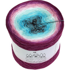 Bobbel Colour Gradient Yarn Berry Strong 400 g - 1520 m Blackberry Outside 4 Ply Fairy Tale Yarn Vilna