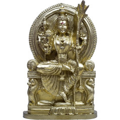 ZIG ZAG Sri Lalitha Tripura Sundari Devi statuete Pudža istabai, mājai, birojam un tempļa elkam, zelta (7