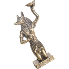 Ēģiptes misiņa statuete Anubis statue dievība Jackal Figure Room Decoration Ēģiptes dzīvnieku figūras Dievs Ēģiptes Ēģiptes Ēģiptes Dievs Statue Senās Ēģiptes cilvēks rakstāmgalds