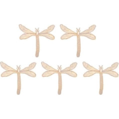 F Fityle 5X 5Pcs Izšūšanas mežģīnes Patch Tailoring Badge Applique Tailoring Apģērbu galvassegas apdare