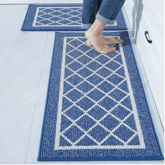 BEQHAUSE Kitchen Rugs Non Slip Floor Rug Machine Washable Kitchen Rug with TPR Backing 20x30