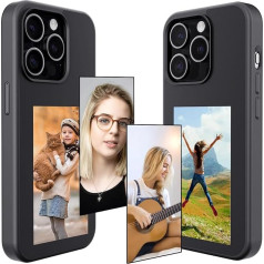 Acodot iPhone 15 Pro futrālis, viedo NFC tintes ekrāna tālruņa futrālis iPhone 15 Pro, izturīgs attēla displejs, DIY foto, plāns triecienizturīgs aizsargvāciņš pret skrāpējumiem iPhone 15 Pro 6,1 collu modelim