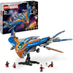 LEGO Marvel Galaktikas sargi: Milāna, saliekamais kosmosa kuģa modelis ar 4 supervaroņu minifigūriņām, atriebēju lidotājs kosmosa piedzīvojumiem, dāvana zēniem un meitenēm 76286