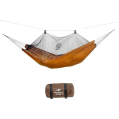 AMAZONAS Ultra-Light Hängematte Moskito Traveller PRO 450 g 220cm x 140cm Packmaß 22,5 x 9cm bis 150kg