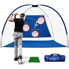 PGA Tour Pro Size Fahrnetz mit Tragetasche, Höhe 214 cm, Breite 305 cm, Tiefe 153 cm