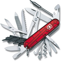 Victorinox Cybertool 41, 41 funkcija, krāsa: caurspīdīgi sarkana