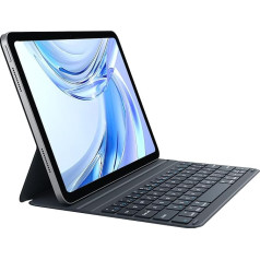 CHESONA iPad Air 2024 korpuss ar tastatūru, magnētiskā tastatūra iPad Air 5, īpaši plāns un viegls, 868H darbības laiks, regulējams leņķis, QWERTZ tastatūra iPad Pro 11 (4/3/2/1. paaudzes), pelēks