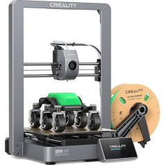 Creality Ender-3 V3 3D printeris, 600 mm/s drukāšanas ātrums, ātra CoreXZ FDM 3D druka, automātiska izlīdzināšana, divu pārnesumu tiešais ekstrūderis, trimetāla sprausla, ātra dzesēšana, drukas izmērs 220 x 220 x 250 mm