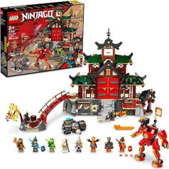 LEGO Ninjago Ninja Dojo Temple 71767 Nindzju rotaļu komplekts bērniem vecumā no 8 gadiem ar Ninjago Lloyd, Kai un čūskas rotaļlietu; radošs konstruktors bērniem (1 394 detaļas)