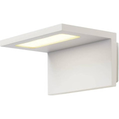 SLV LED Wandlampe ANGOLUX für die Außenbeleuchtung von Wänden, Wegen, Eingängen, LED Strahler, Wand-Leuchte aussen, Down-Light, Aussenleuchte LED, Gartenlampe, Wegeleuchte, LED Inside, 7,6W,