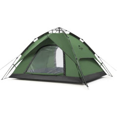 Naturehike Pop Up Tent Automatic Camping Tent 3-4 Person Double Deck Dome Tent Large Family Tent with Carry Bag