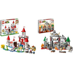 LEGO Super Mario sēņu pils - paplašināšanas komplekts, rotaļlieta un Super Mario Bone Bowsers Fortress Battle - paplašināšanas komplekts, rotaļlieta